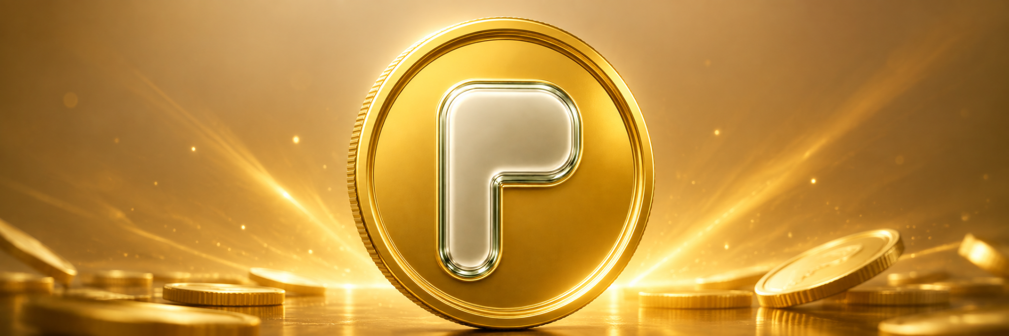 PONSCOIN golden banner